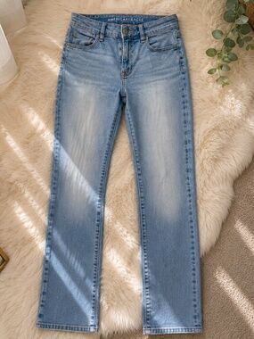 American Eagle Light Wash Skinny Jeans Size 4 Regular